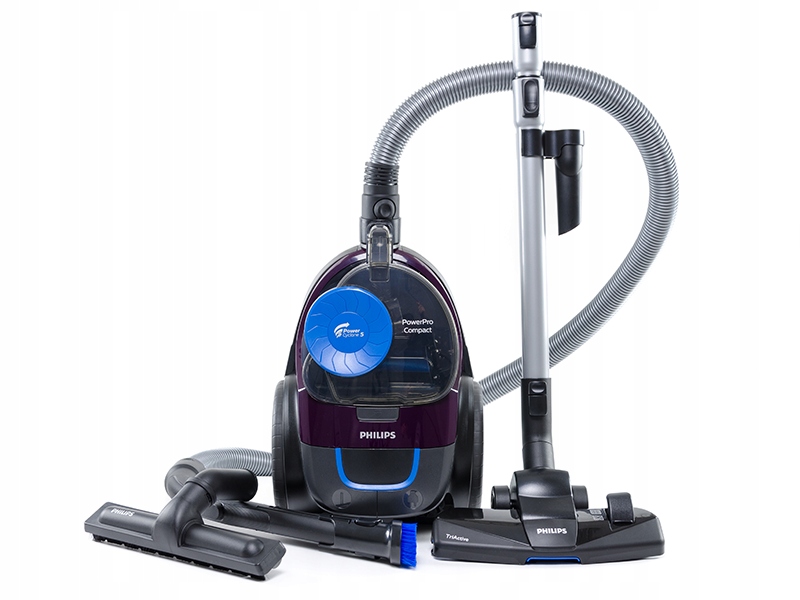 Odkurzacz bezworkowy Philips PowerPro FC9333/09 900W 1,5l 4 Końcówki