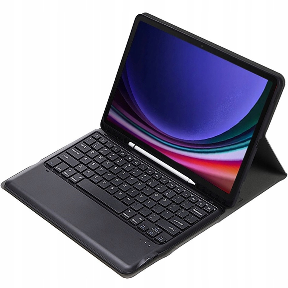 Pouzdro S Bluetooth Klávesnicí Pro Samsung Galaxy Tab S9+ Plus Pouzdro S Podstavcem