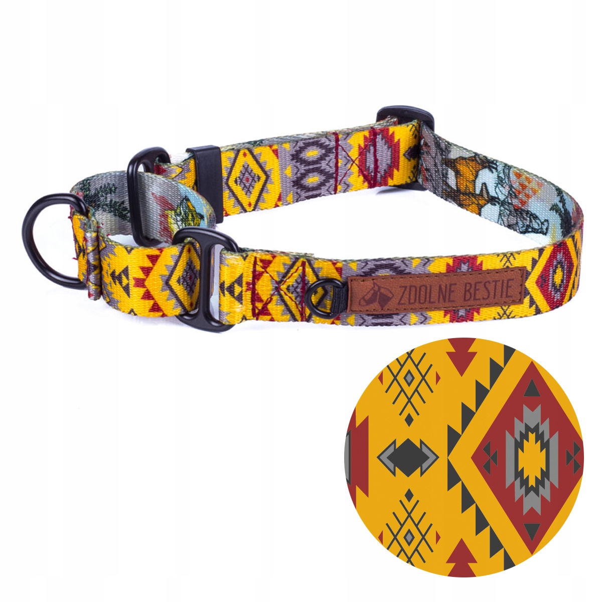 

Obroża martingale etno boho obroża dla psa S/2cm