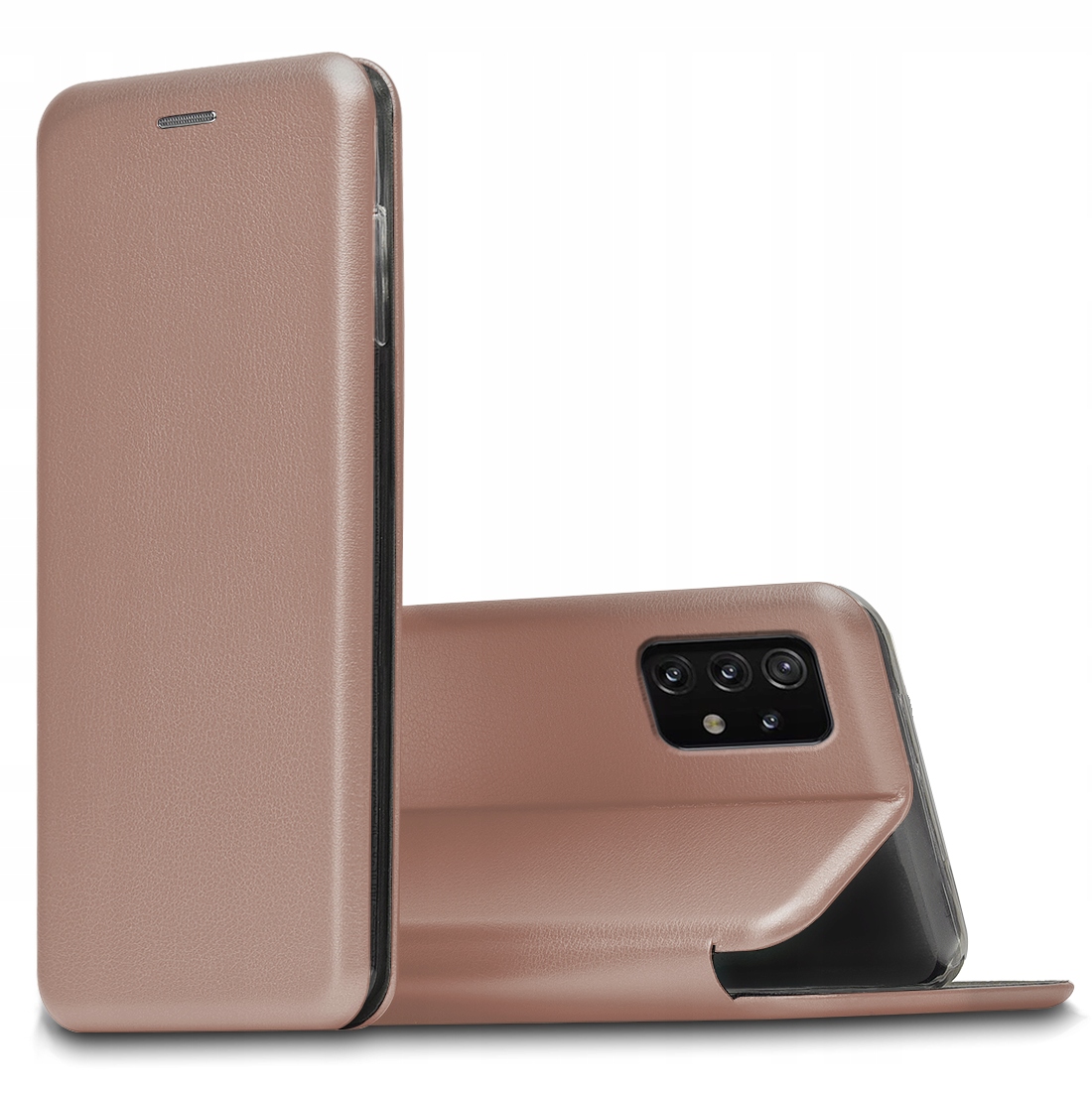 

Etui do Samsung Galaxy A72 Skórzane Case Szkło
