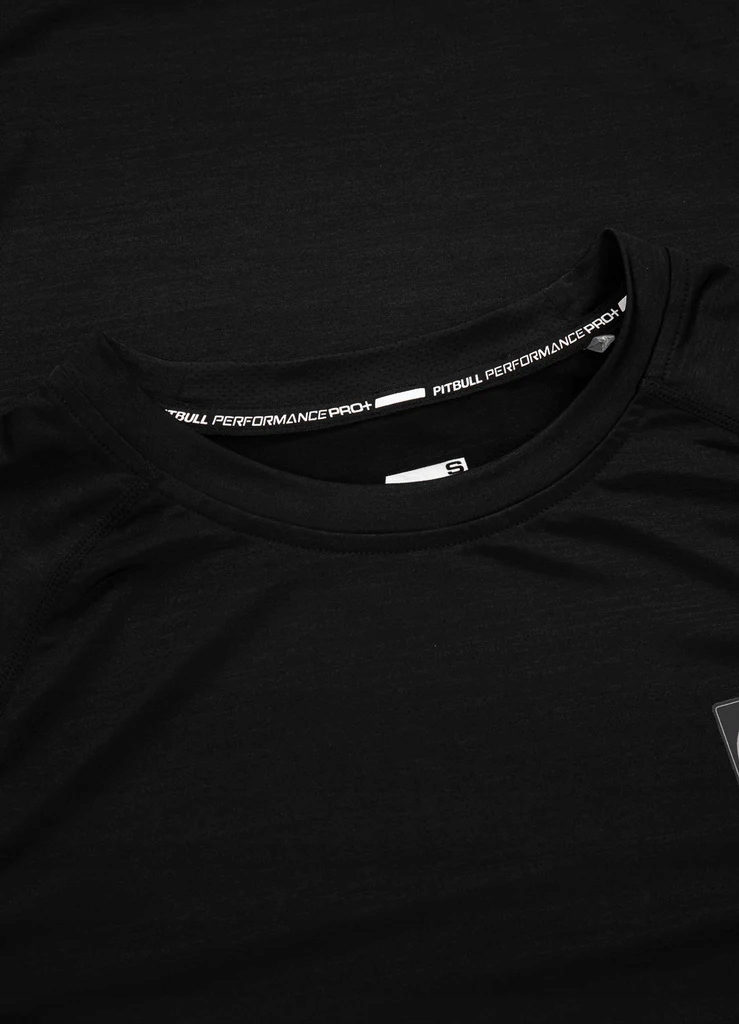 PITBULL WEST COAST MĘSKA KOSZULKA SPORTOWA RASH GUARD NEW LOGO CZARNA XXL Kolor dominujący czarny