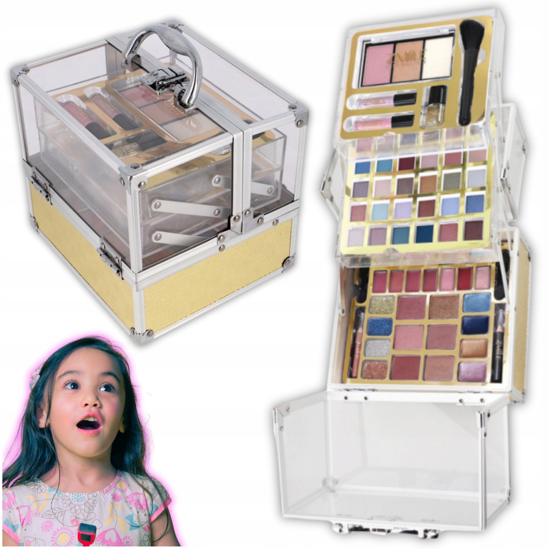 Kuferek Duży Make Up Bezpieczny Gotowy Idealny Dla Córki Dziecka