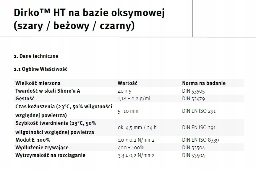 ELRING DIRKO HT MASA USZCZELNIAJĄCA SZARA 70ml Producent części Elring