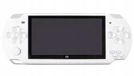 Konsola X6 8GB MP5 MP4 MP3 Gry Bajki Biała