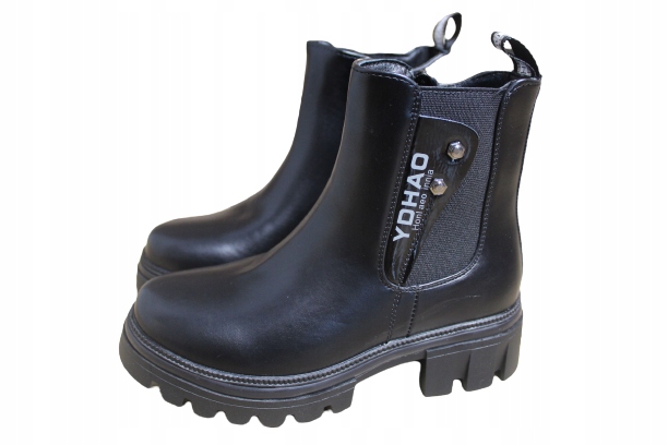 BUTY BOTKI KOZAKI PÓŁBUTY DZIEWCZĘCE CLIBEE ROZ. 37 Rozmiar (new) 37