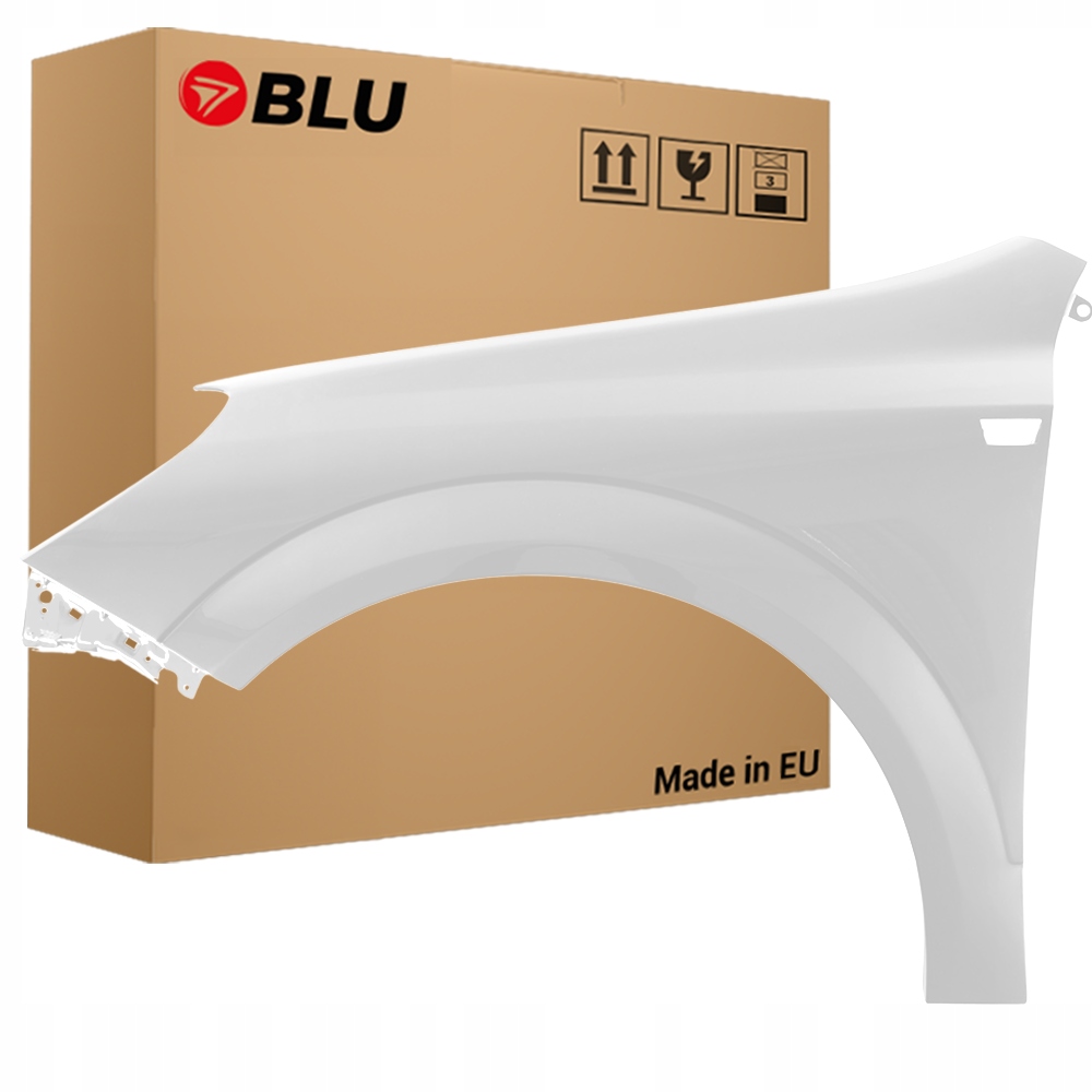 Blu Blatník Opel Astra H 3 III Z40R levý bílý 04-14 přední pozink