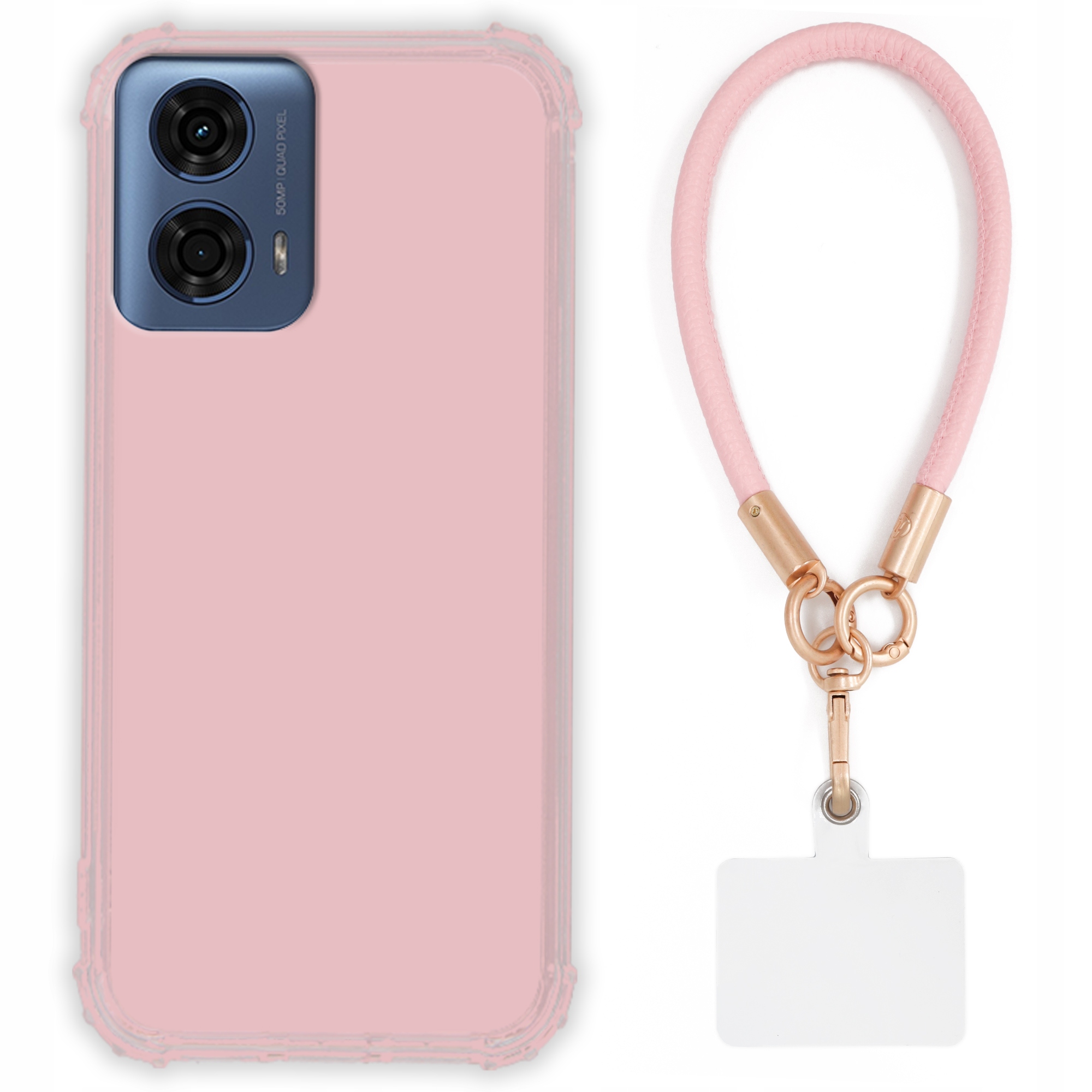 Puzdro Pre Motorola G24 Power Case Antishock Pinky Ružové Vodítko Sada Tpu
