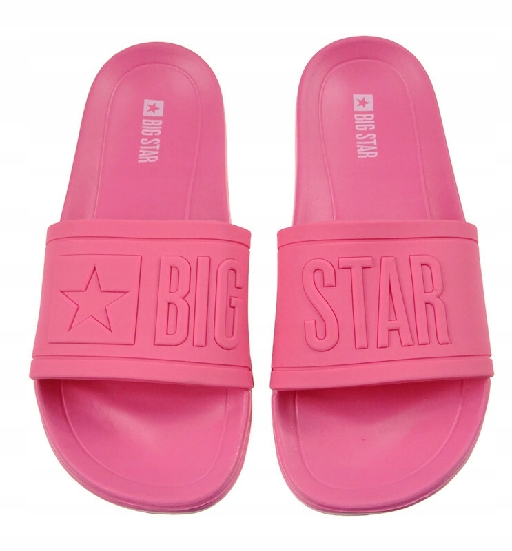 Klapki damskie Big Star HH274A039 fuksja 40