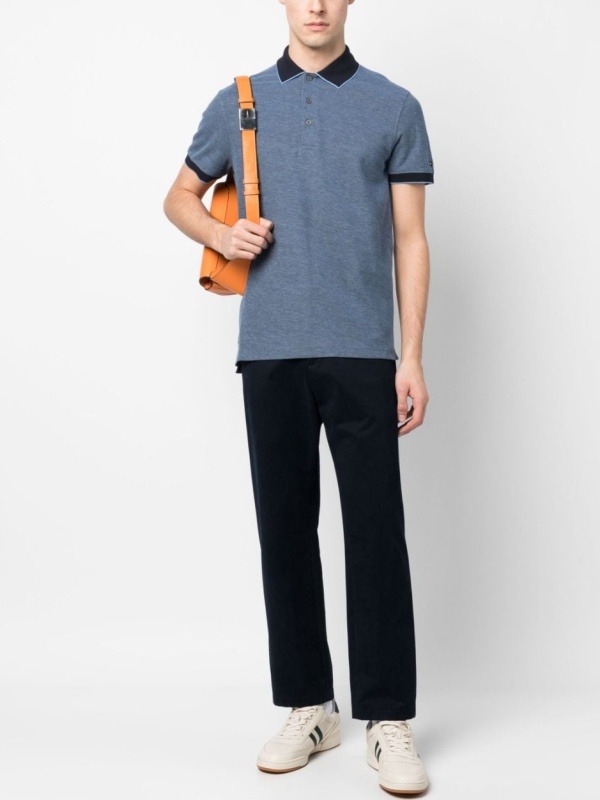 Tommy Hilfiger Polokošile Two Tone Honeycomb Slim MW0MW30763 DW5 R M