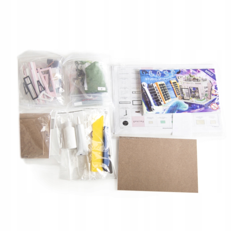 Domek DIY RADIO TARAS PŁYTY LED INSTRUKCJA PL Wysokość produktu 16.5 cm