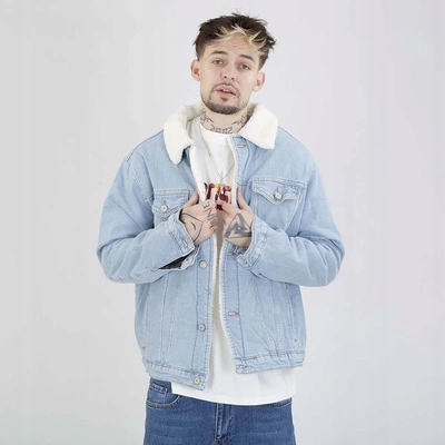 Bunda I8 Denim Katana Jeansová světle modrá