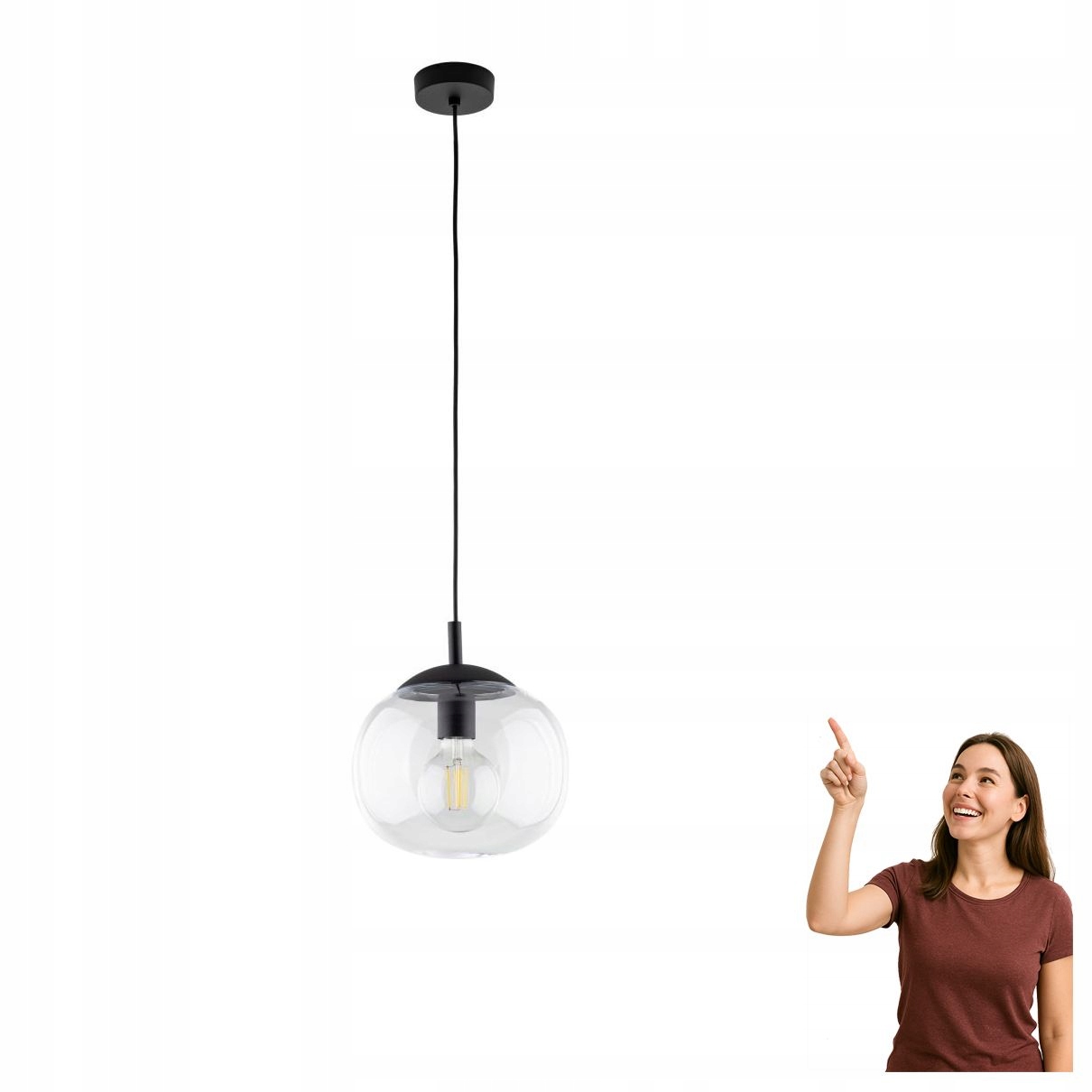 Závěsná lampa Vibe Transparent 4816 Tk Lighting