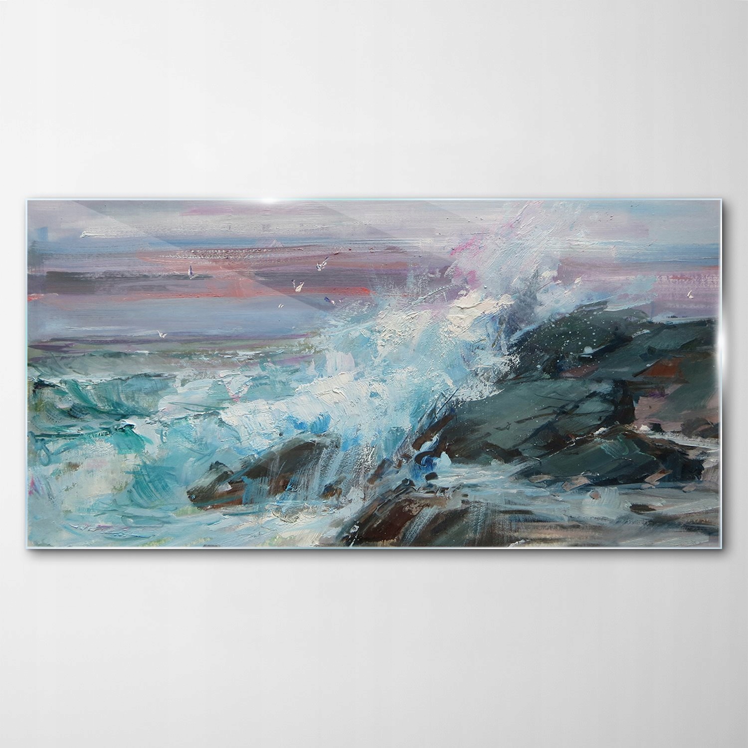 

Obraz na Szkle Dekor Morze Wybrzeże Fale 140x70