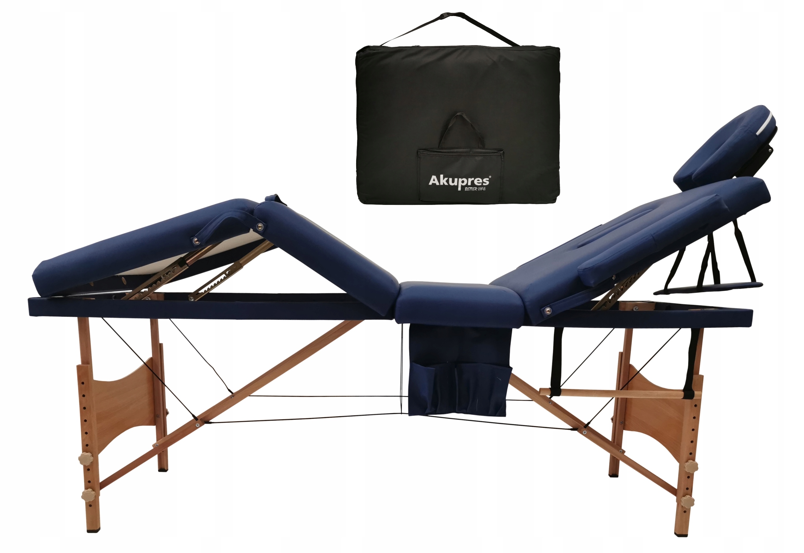 4 Segmentowy Łóżko Stół Do Masażu Aurora Składany Przenośny Torba Akupres