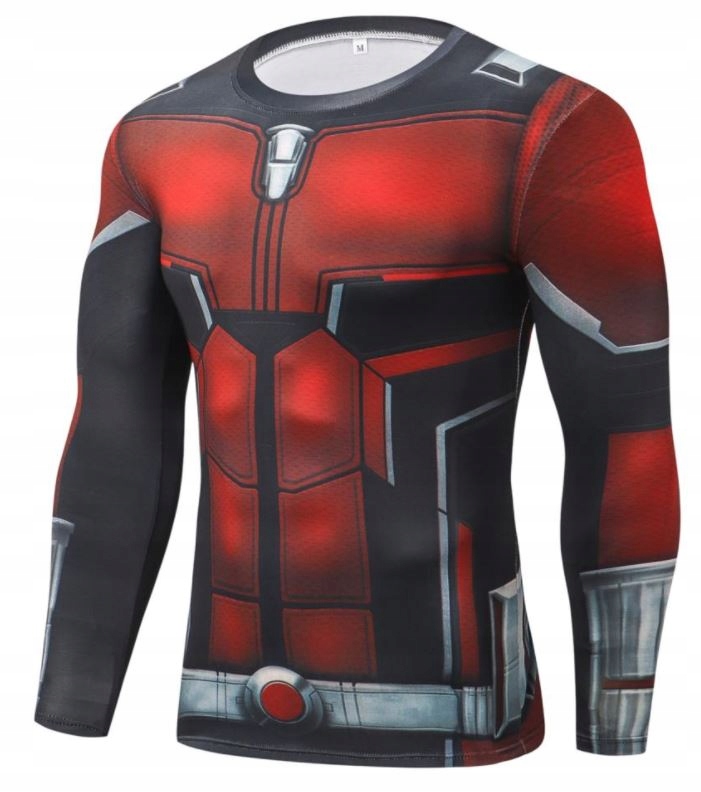 Koszulka termoaktywna do ćwiczeń siłownia Ant-Man Rękaw krótki rękaw