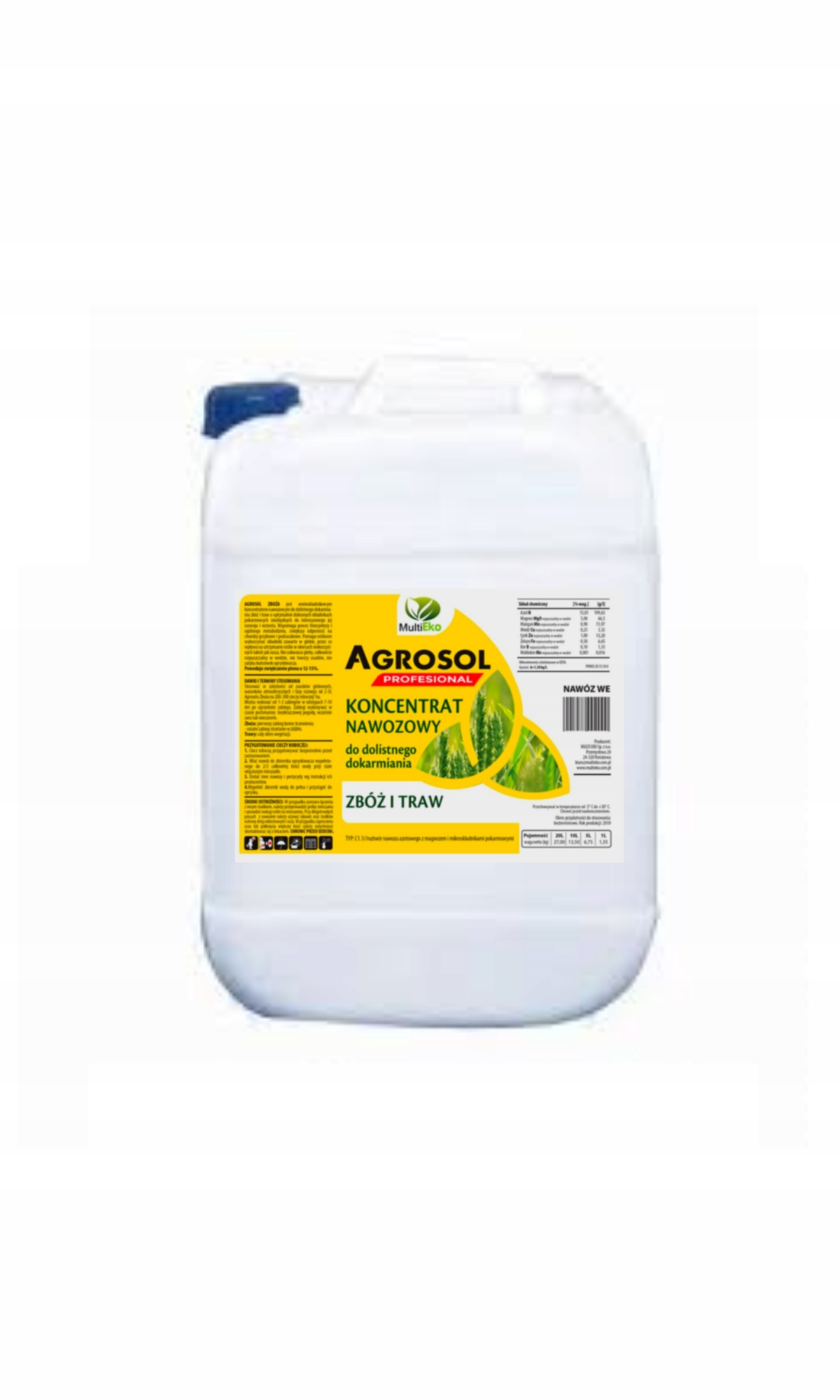

Koncentrat nawozowy nawóz do zbóż Zboża 20L