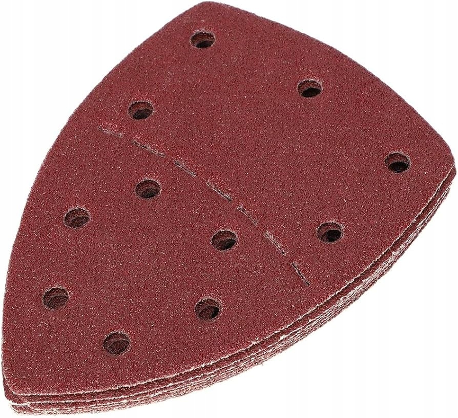 Papier Ścierny Trójkątny P40 40 Sztuk Do Drewna Metalu Plastiku