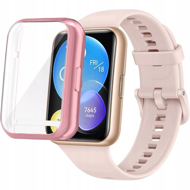 

Etui Electroplated Z Osłoną Do Huawei Watch Fit 2