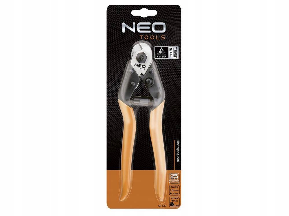 Obcinaczki Neo Tools do drutów, pancerzy i linek Marka Neo Tools