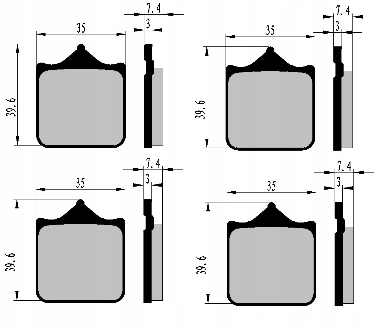 KLOCKI HAMULCOWE PRZÓD PRZEDNIE BMW S1000 RR 09-18 Producent Nistal