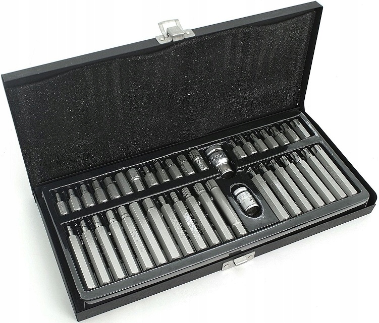 

Zestaw Bitów Hex Imbus Torx Spline 40CZ 10mm 40el