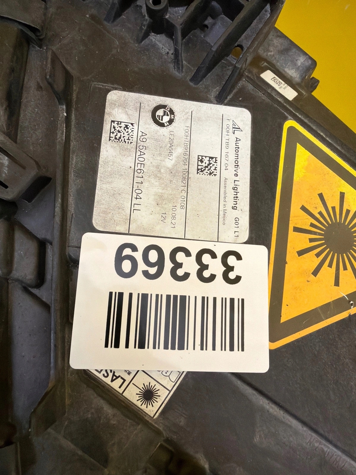 light left BMW X3 G01 Lift Laser 5A0E611-04