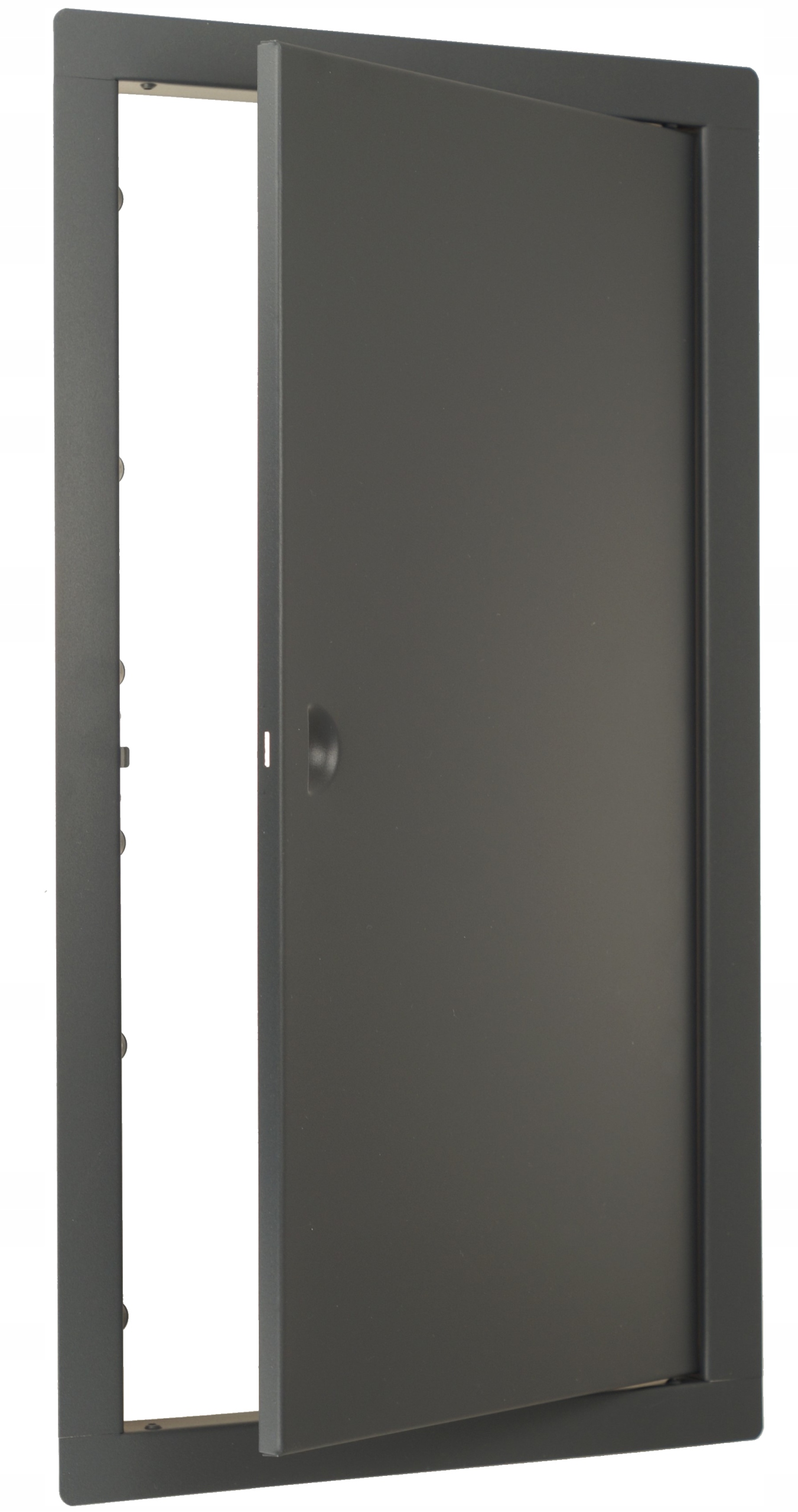 Revizní Dvířka Kovová Antracit 30x60 Zámek Grafit Polsko