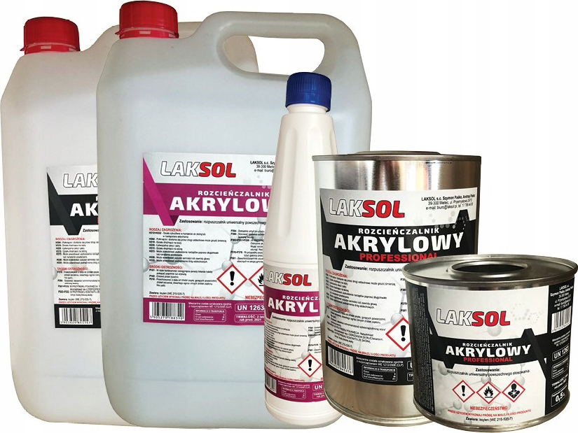 Rozcieńczalnik rozpuszczalnik akrylowy 1l