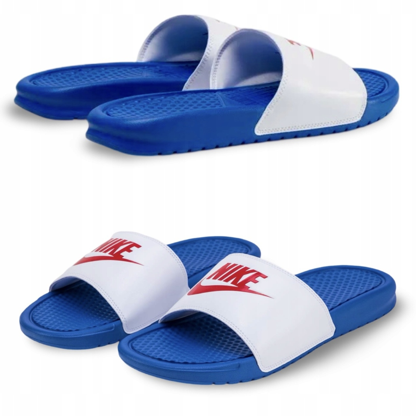 Nazouváky Nike bílo-modré Benassi Jdi 343880-410 vel. 45
