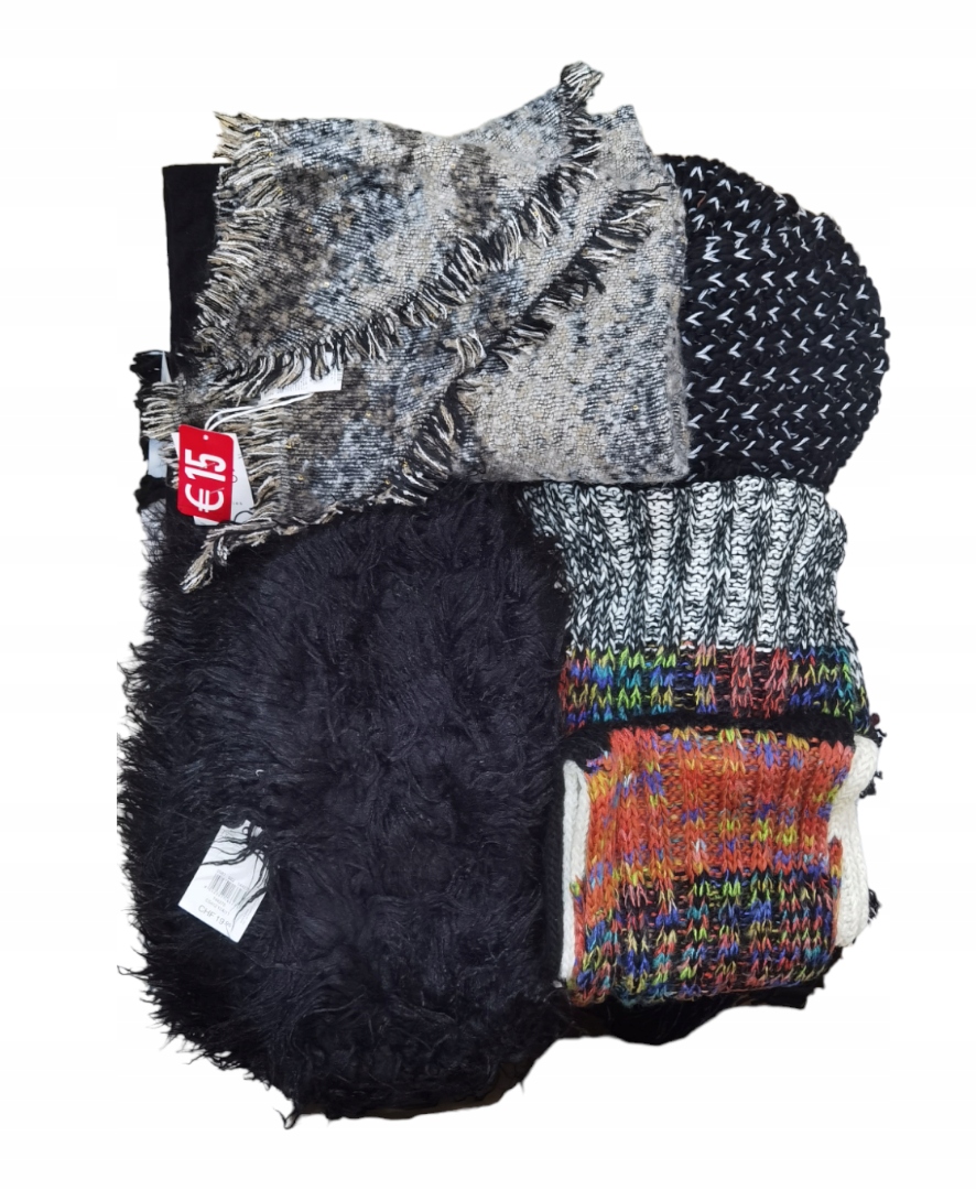 OVS HURT AKCESORIA MODOWE - SZALIKI KARTON 40 SZT NOWE Z METKĄ Marka OVS