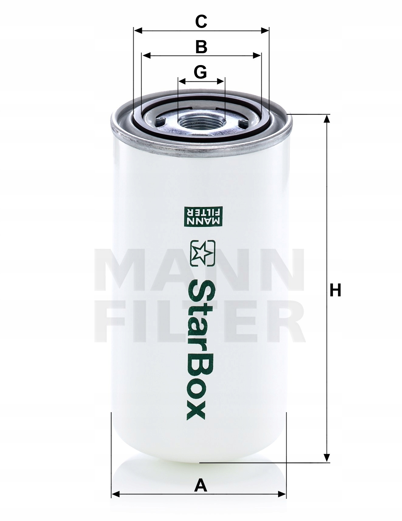 Olejový filter Mann-filter Lb 950/20