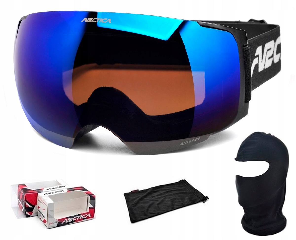 Lyžařské Brýle Arctica G-105D S Vyměnitelným Dvojitým Sklem Na Magnet Antifog