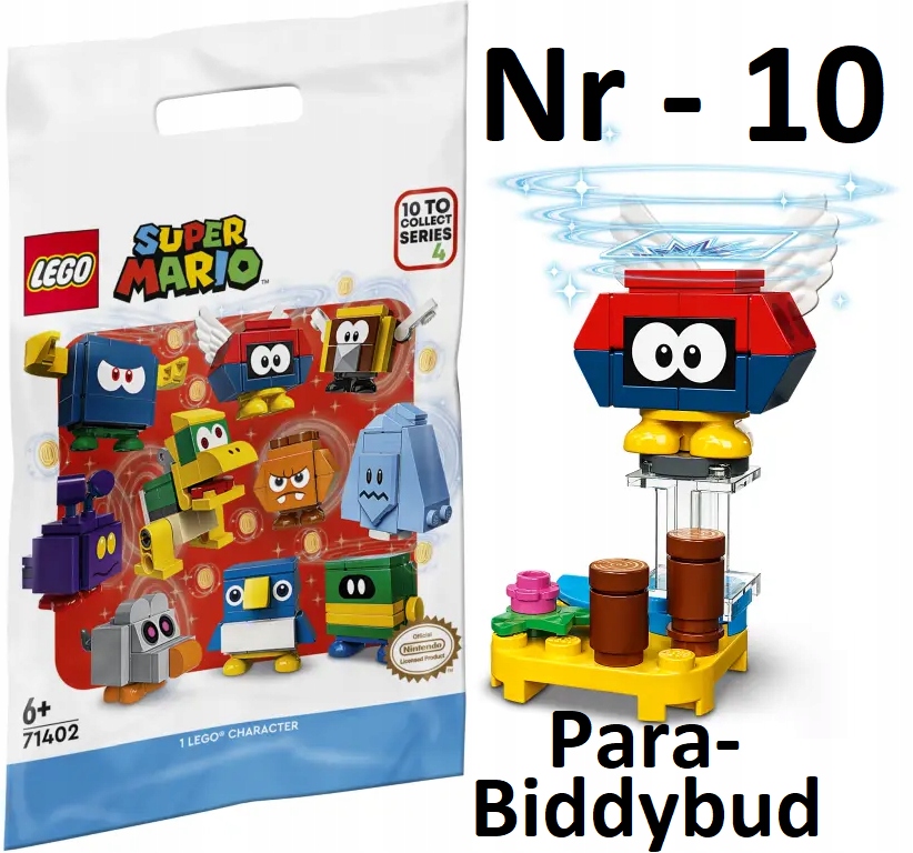 LEGO 71402 SUPER MARIO SERIA 4 PARA-BIDDYBUD NR10