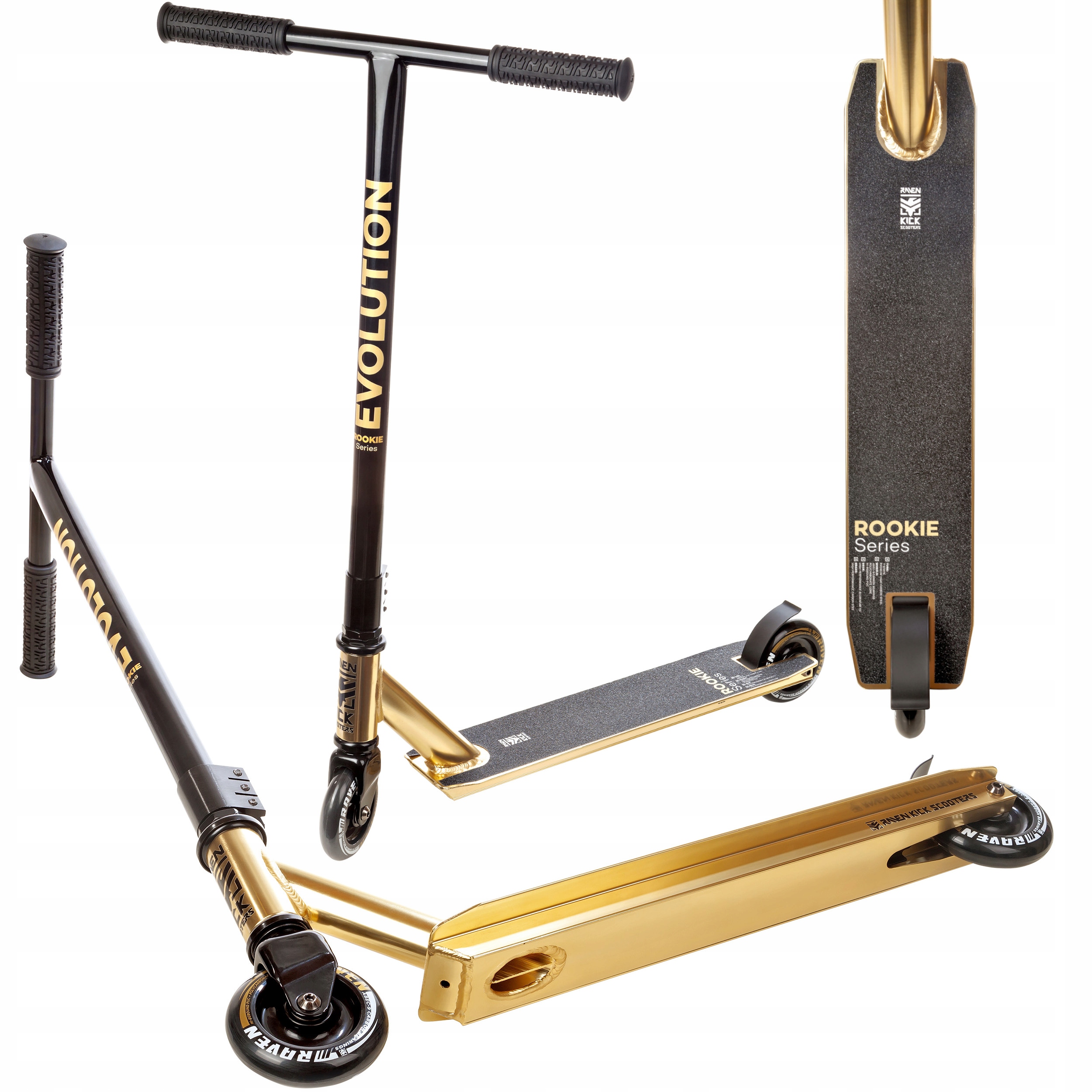 Самокат Raven Evolution Rookie Gold 100mm