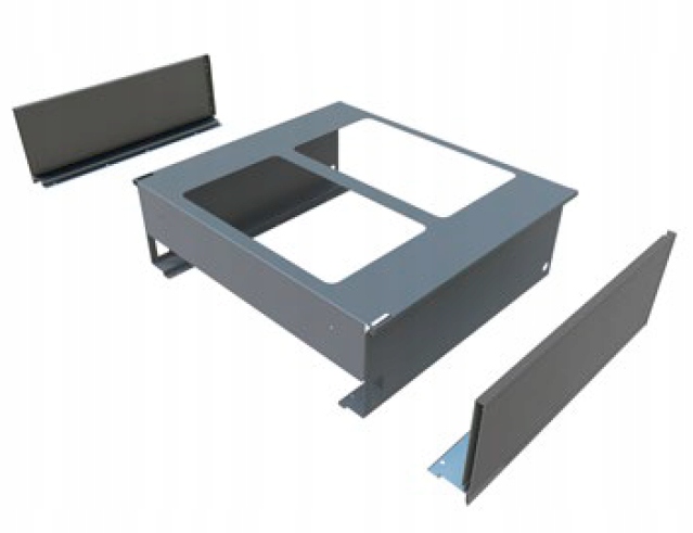 Kosz na śmieci Square segregator sortownik do frontu szuflady 45cm 2 kosze Marka Elletipi