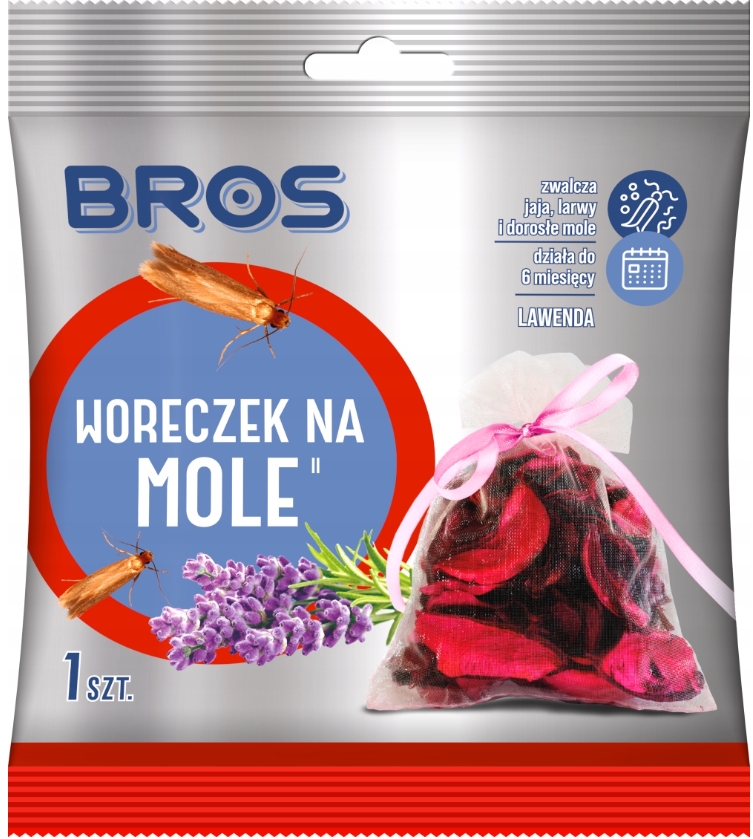 

Bros woreczek na mole lawendowy