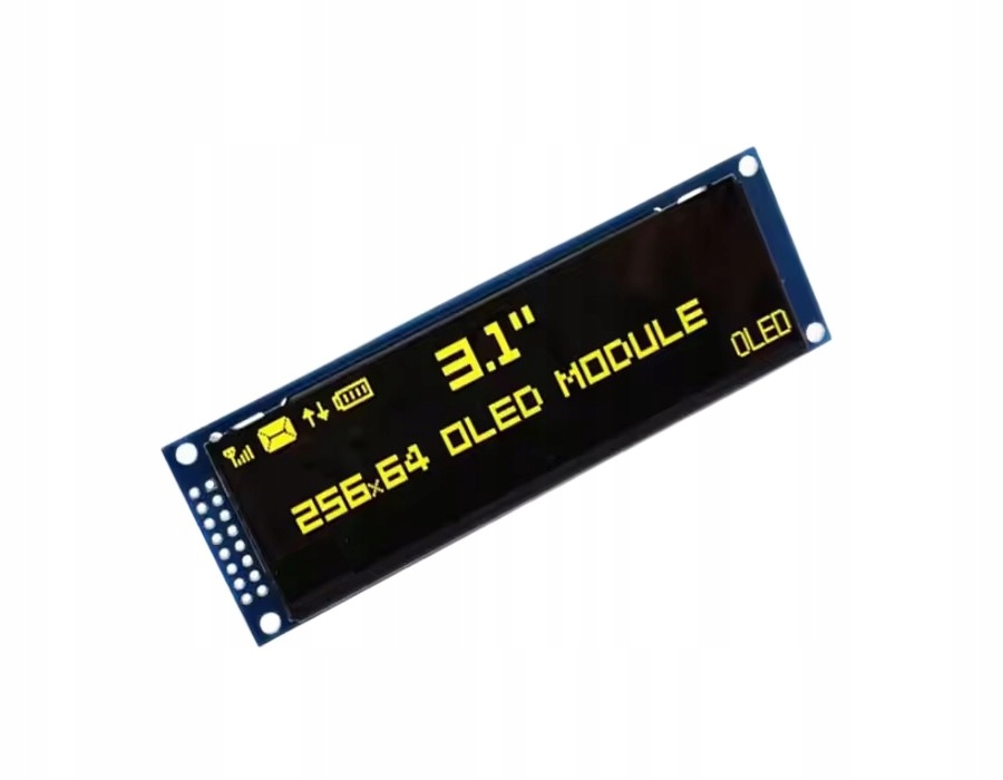 Wyświetlacz OLED 3.12 ŻÓŁTY 256x64 SSD1322