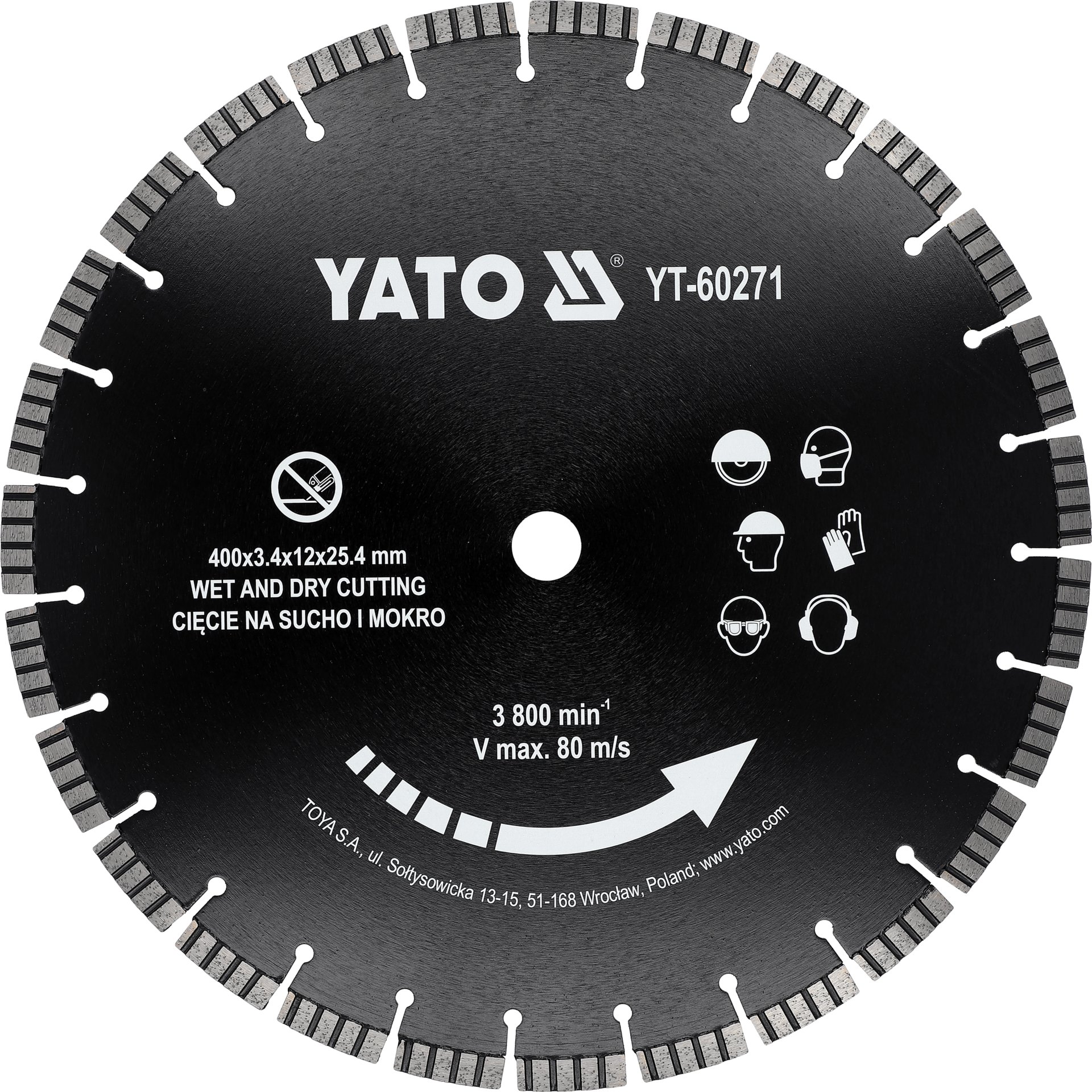 Yato Kotouč Pro Řezačku 400 MM YT-60271