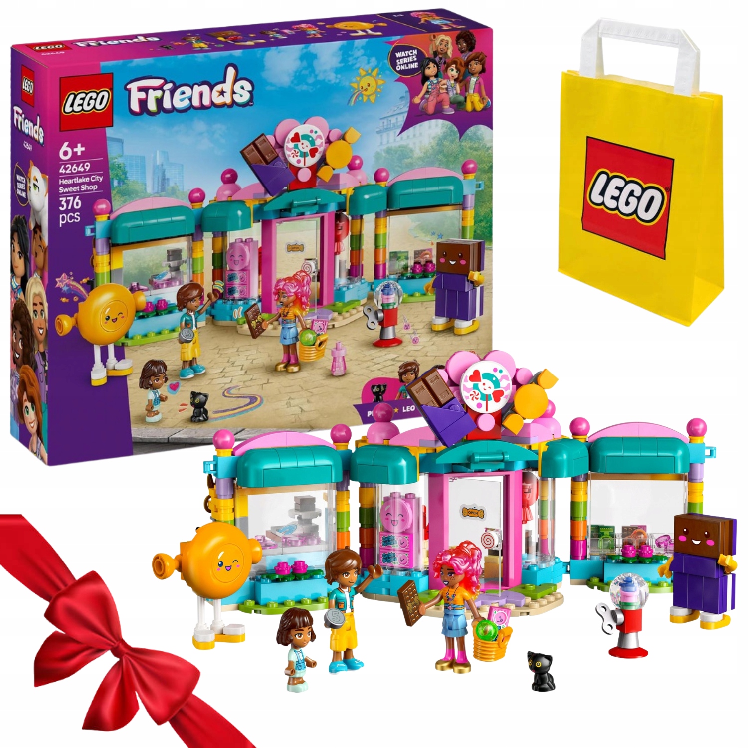 Zestaw Klocków Lego Friends 42649 Sklep Z Cukierkami W Heartlake