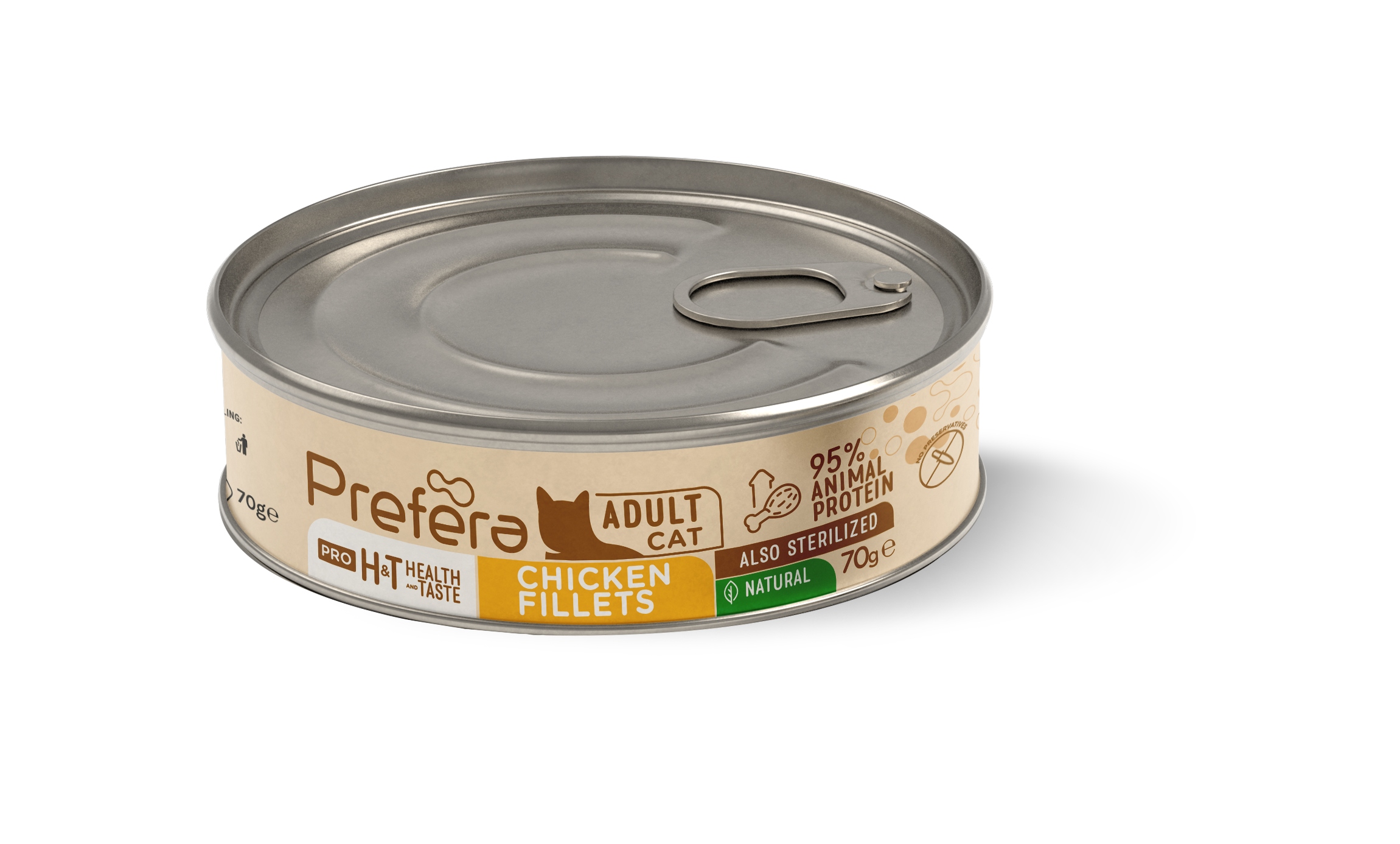 Levně Prefera Pro krmivo pro kočky bez krmivo s kuřecím filé 70 g