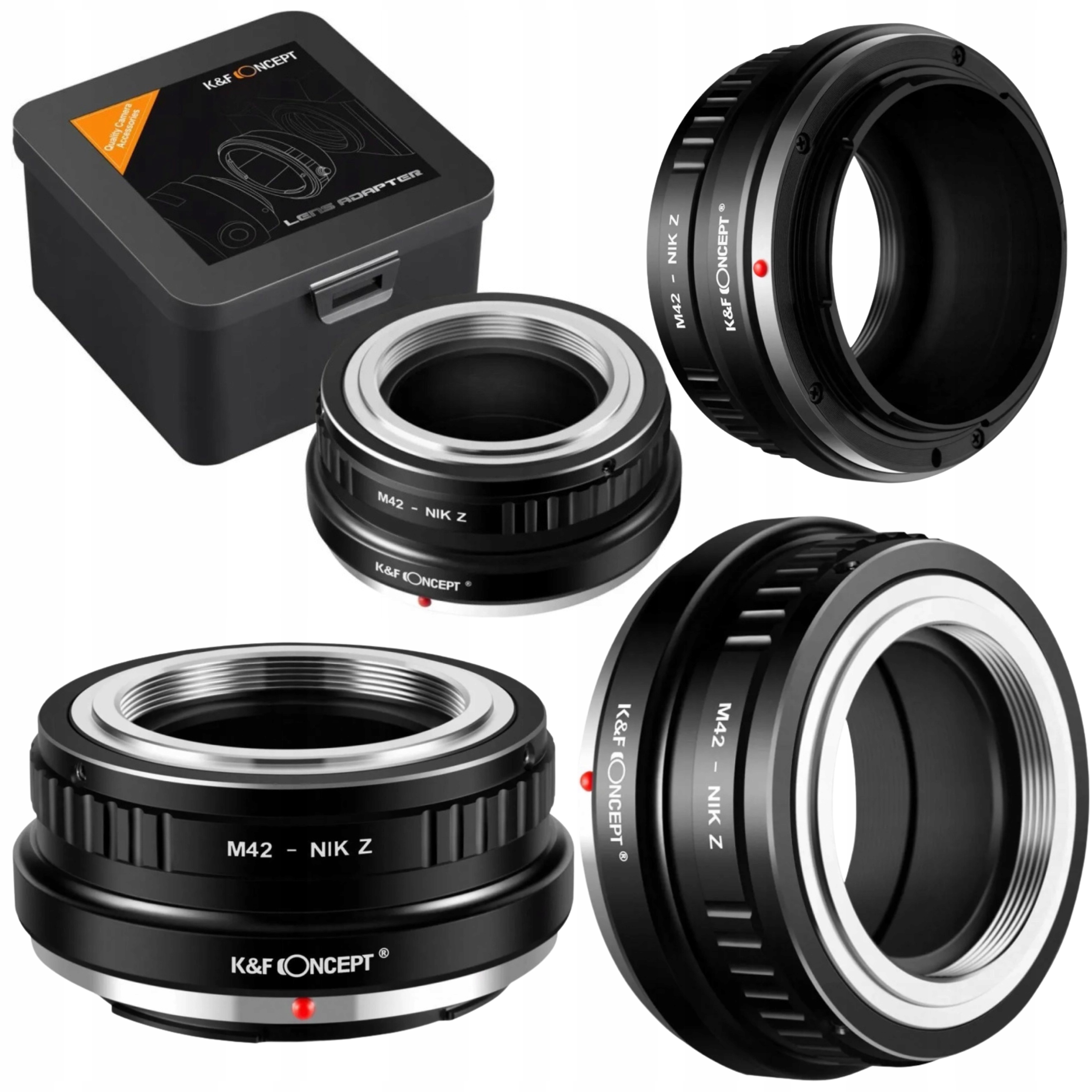 Adapter Przejściówka K&f Concept M42 do Nikon Z Bagnet Metalowy Precyzyjny