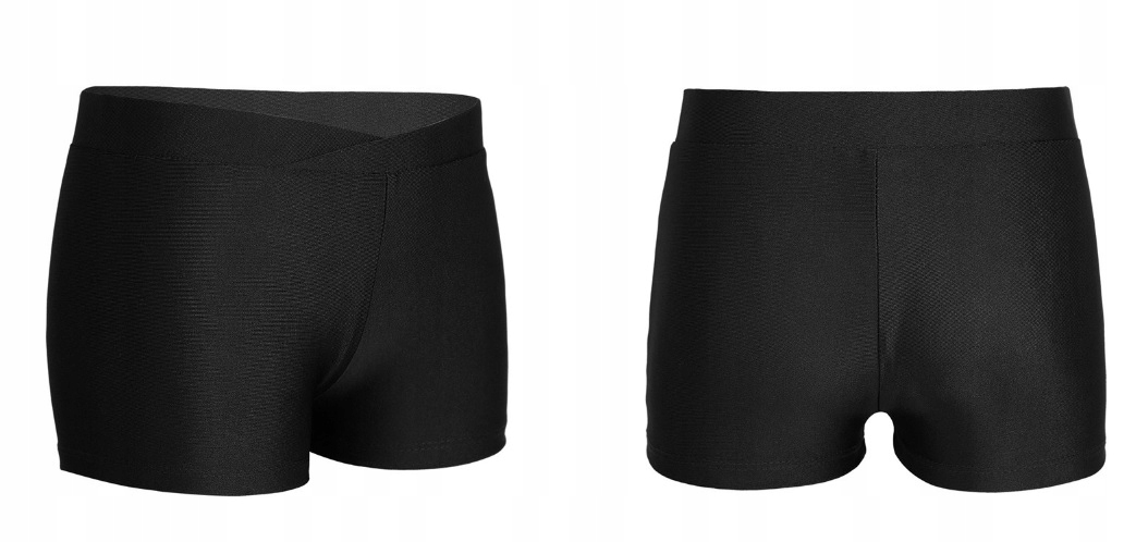 Spodenki Gimnastyczne Lycra Czarne 146/152 Płeć nie dotyczy