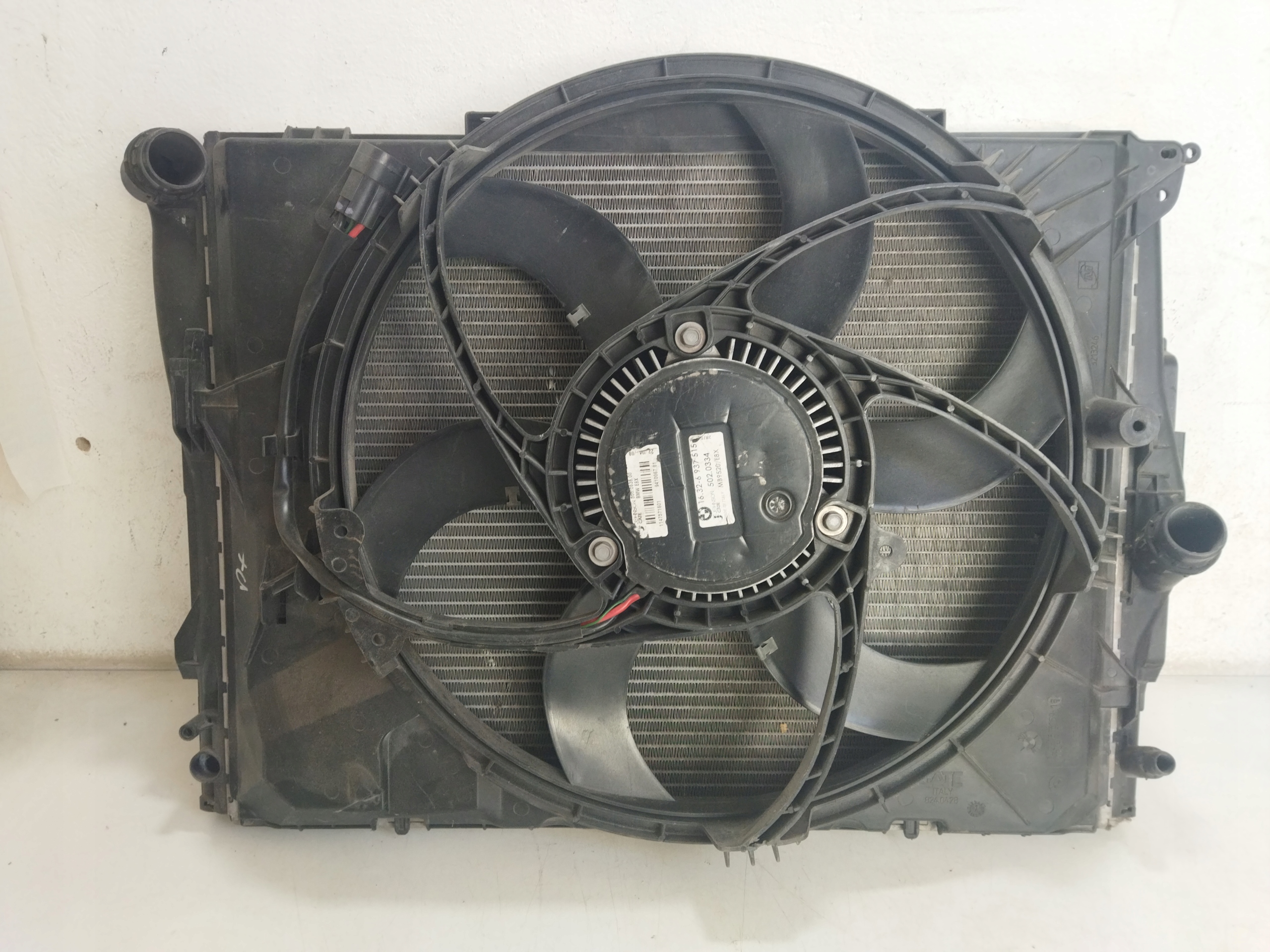 CHLODNICA WENTYLATOR BMW E92 OE 7581650 06 7523259