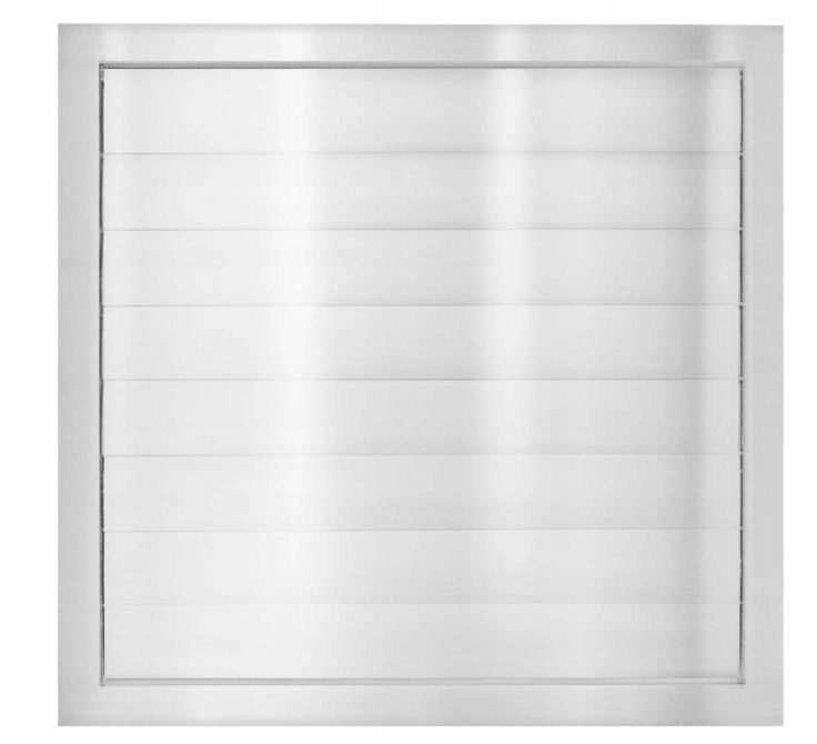 Ventilační mřížka s žaluzií Rkž 250 Aluminium Vystřelovač