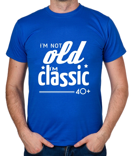 

koszulka 40+ Lat prezent