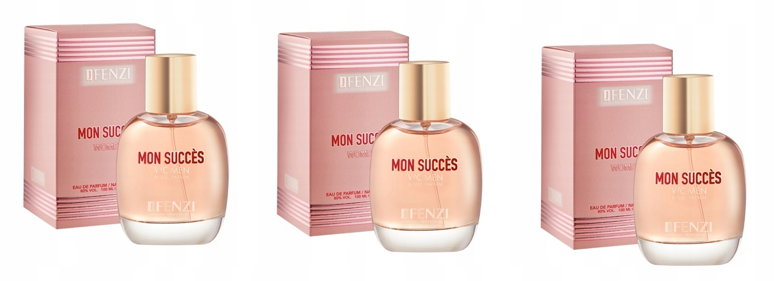 JFenzi MON SUCCES 3x100ml eau da parfum women