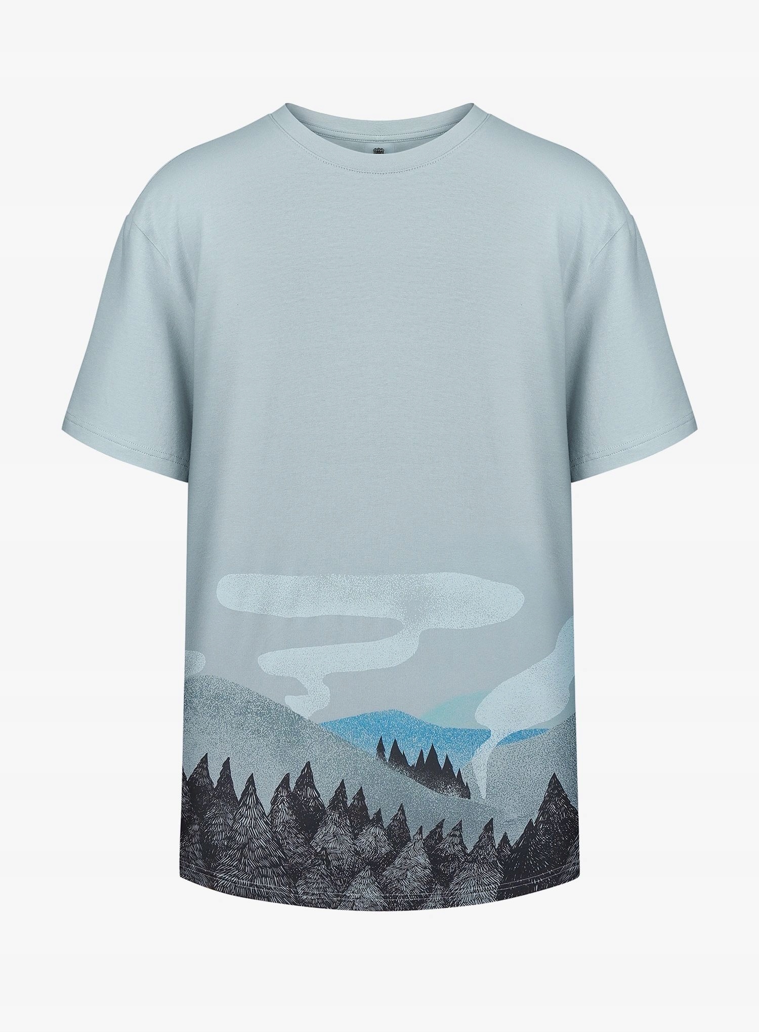 Koszulka bawełniana Turbat Fog T-Shirt vapour blue L