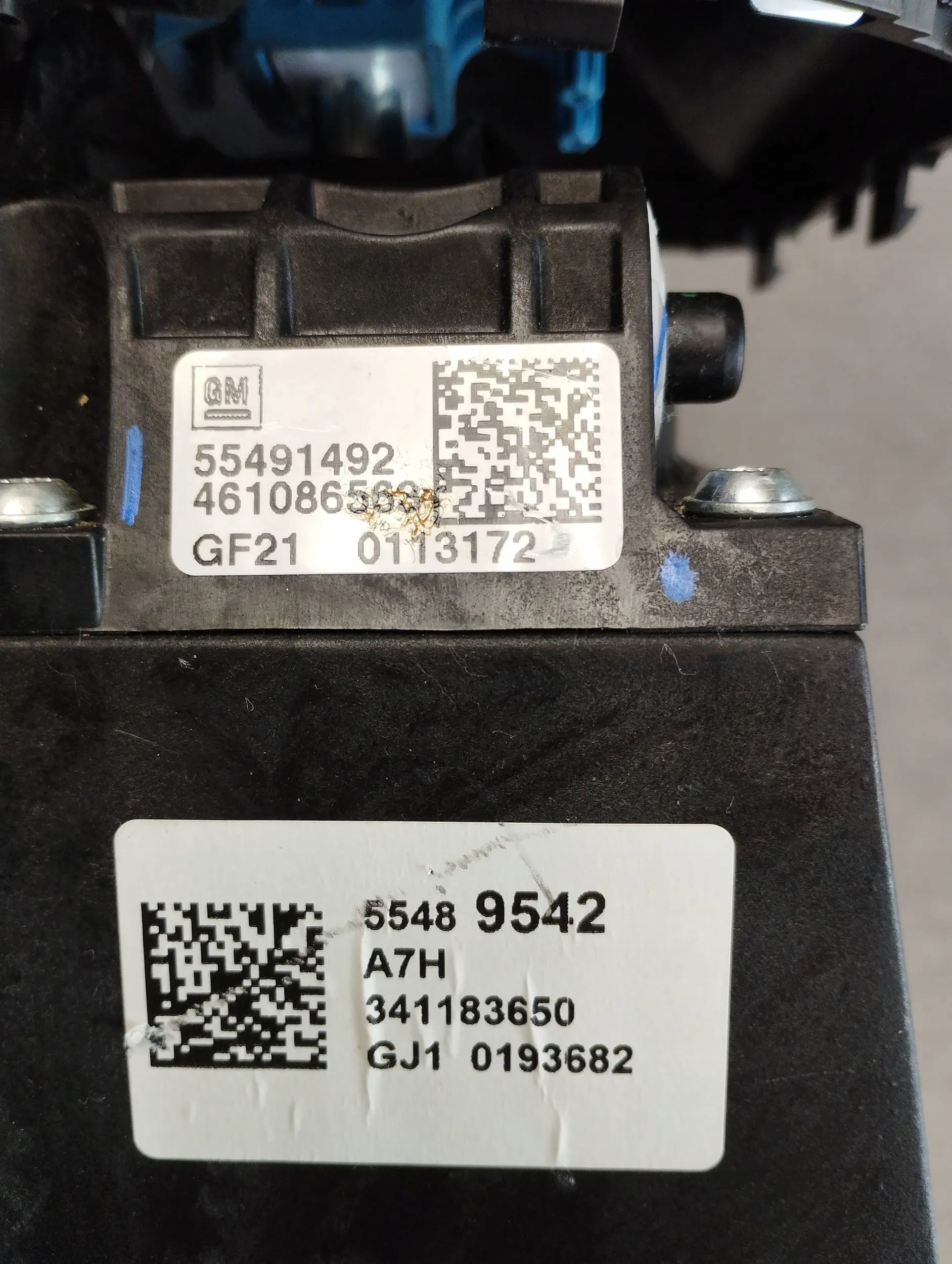 Opel Astra K Leva del cambio Pomello ghetta ingranaggi 55489542
