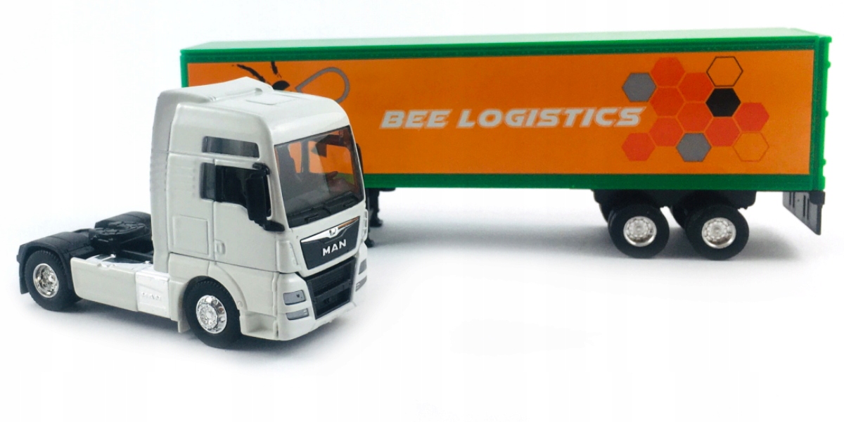 TIR MAN TGX XXL BEE LOGISTICS MODEL WELLY 1:64 Marka Welly