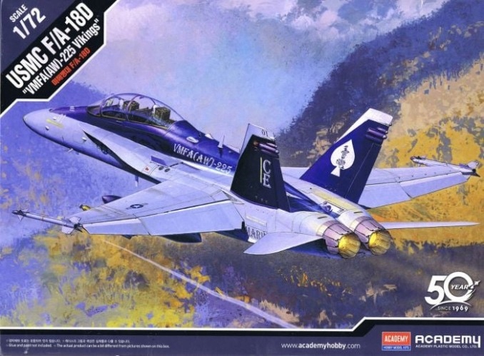 Academy F/a 18D Hornet "us Marine Corps" 1/72